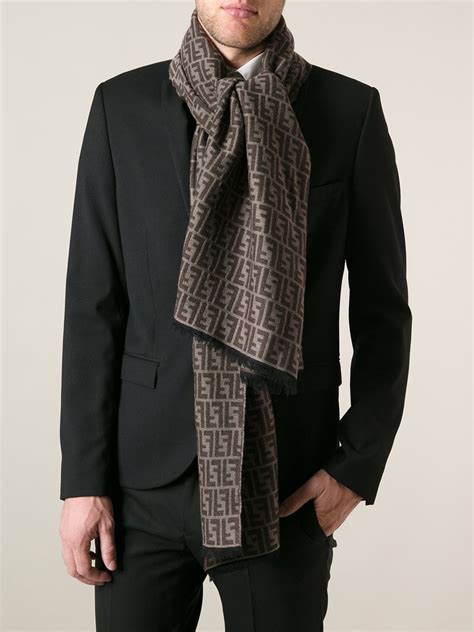 men's fendi scarf|fendi touch of fur shawl.